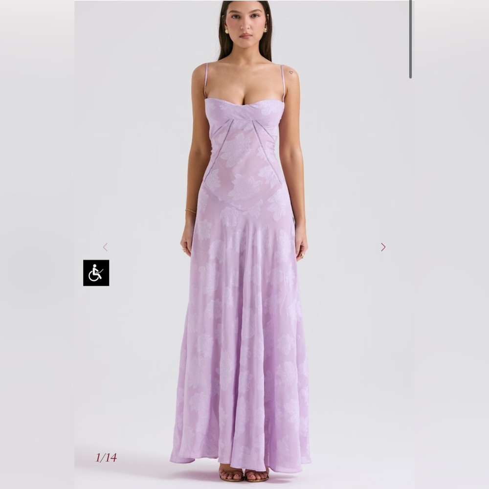 house of cb purple dress